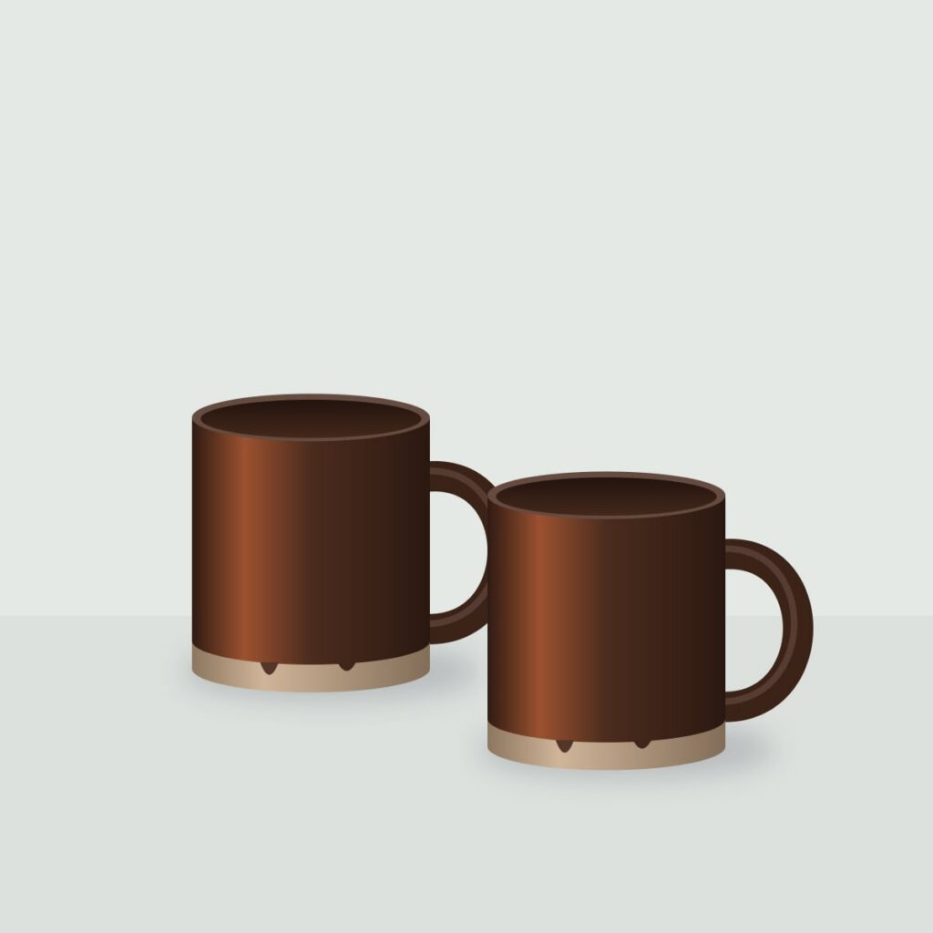 Tenmoku espresso cups, set of 2