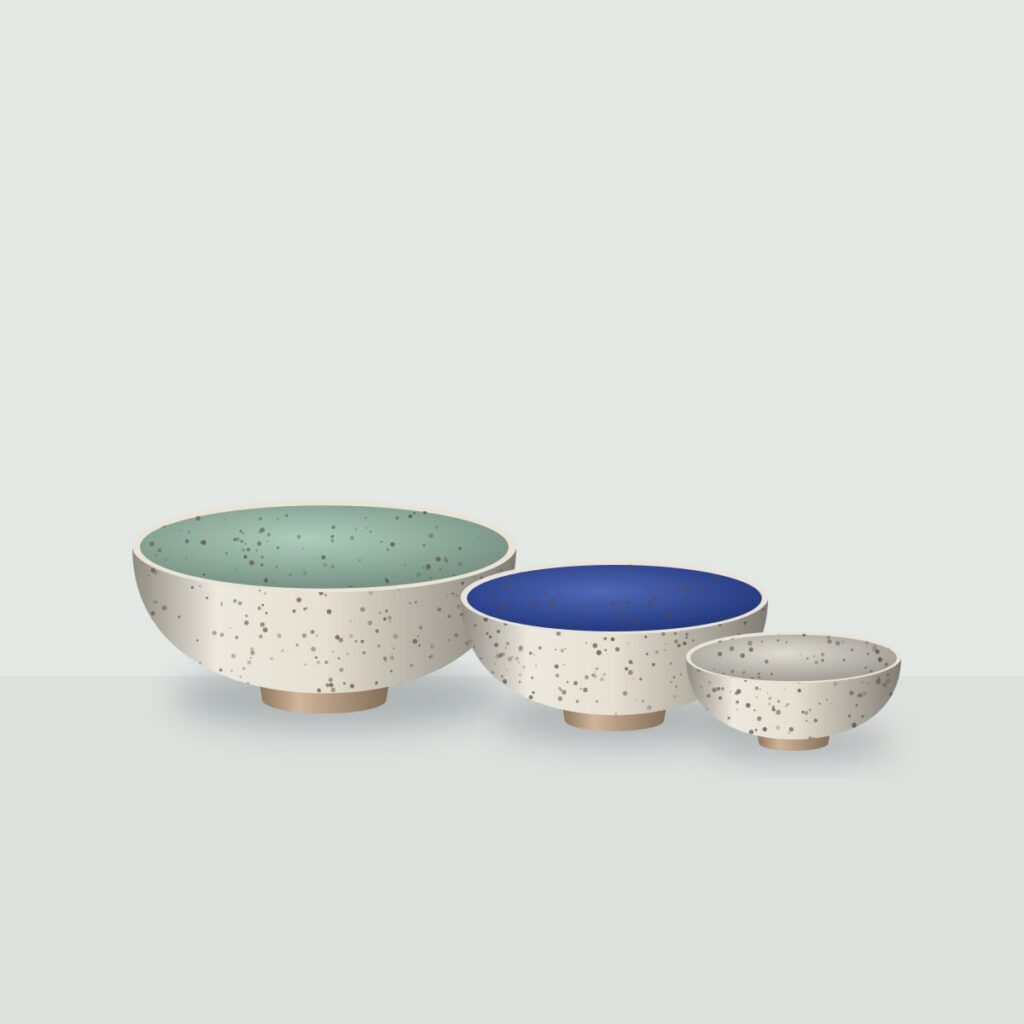 Nesting bowls, set of 3